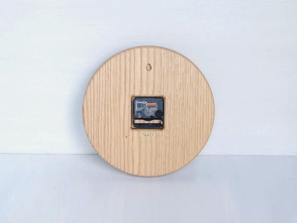 直径24.0cm 掛け時計 ｵｰｸ【2028】 5枚目の画像