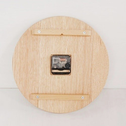 直径28cm 掛け時計 ｵｰｸ【1822】 5枚目の画像