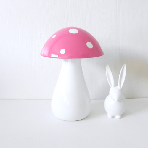 Trippy Toadstool 木のキノコ - 白の柄 + ピンク色の傘 その他 Trippy Toadstool 木のキノコ - 白の柄 + ピンク色の傘 その他