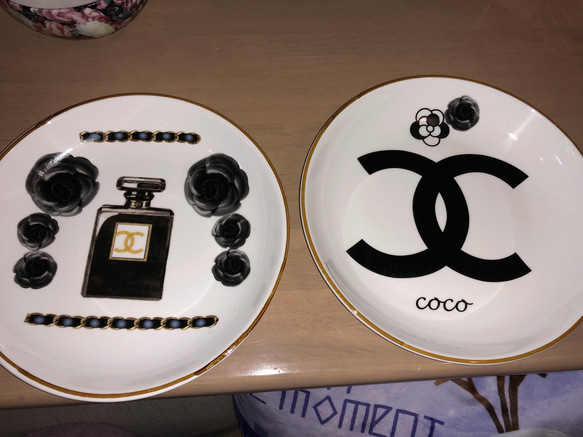 CHANEL丸お皿♡ 中皿 ✩⃛ೄドナルド✩⃛ೄ 通販 5605628｜Creema