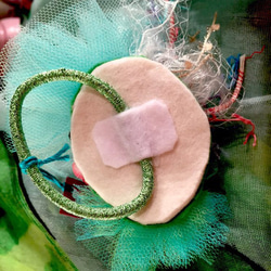 薔薇とヒナギクのバレリーナ チュチュ・ヘアゴム 5枚目の画像