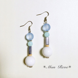 divers bleu*ピアス 1枚目の画像