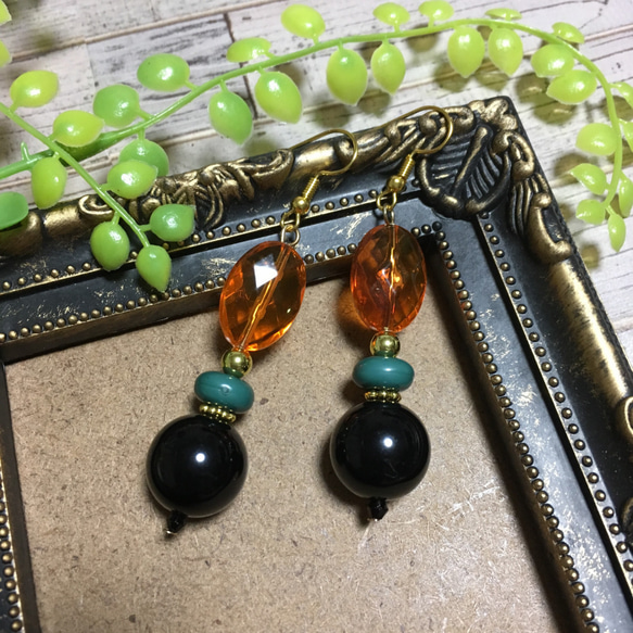 couleur d'automne* ピアス 2枚目の画像