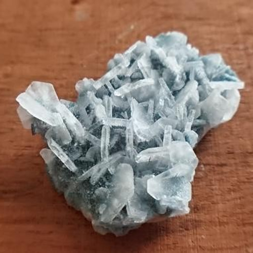 超希少石！11ctボロビエバイト/アフガニスタン産 ボロビエバイト(vorobyevite): アフガニスタン産の水色の石