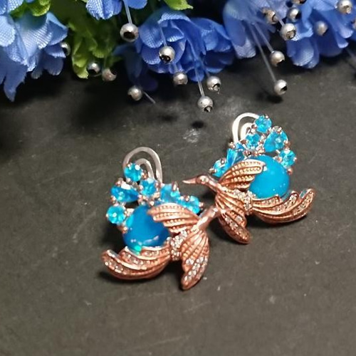 ブルーオパール ブルーアパタイト ネオン ピアス リング  ペンダント ブルーオパール ブルーアパタイト ネオン ピアス リング ペンダント