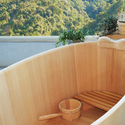 台灣檜木泡澡桶(台檜新料) 3尺 (可客製化訂做) 第1張的照片