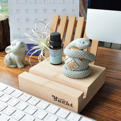 12 Zodiac Log Phone Holder + Alderエッセンシャルオイル（Sender Alder Pure D 2枚目の画像