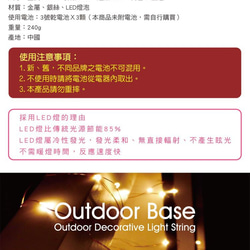 【Outdoorbase】蜻蜓裝飾串燈-21898 第5張的照片