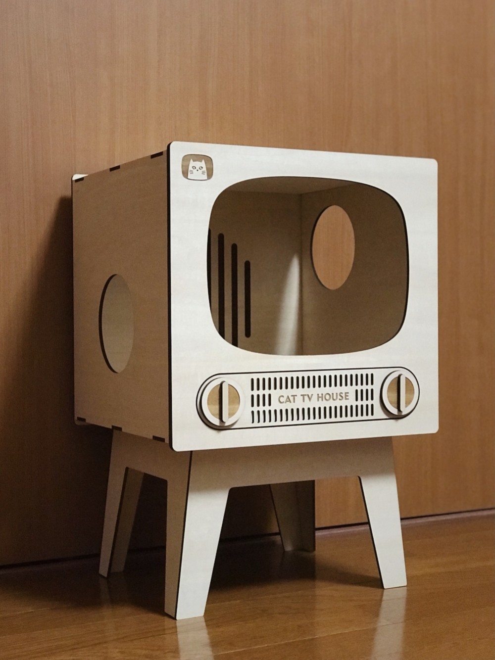 CAT TV HOUSE-L（レトロテレビ型キャットハウス Lサイズ）