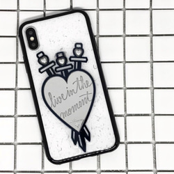 mikiwuu 送料無料　Heart Swords iPhoneX　iPhoneXS 携帯ケース  おしゃれ 2枚目の画像