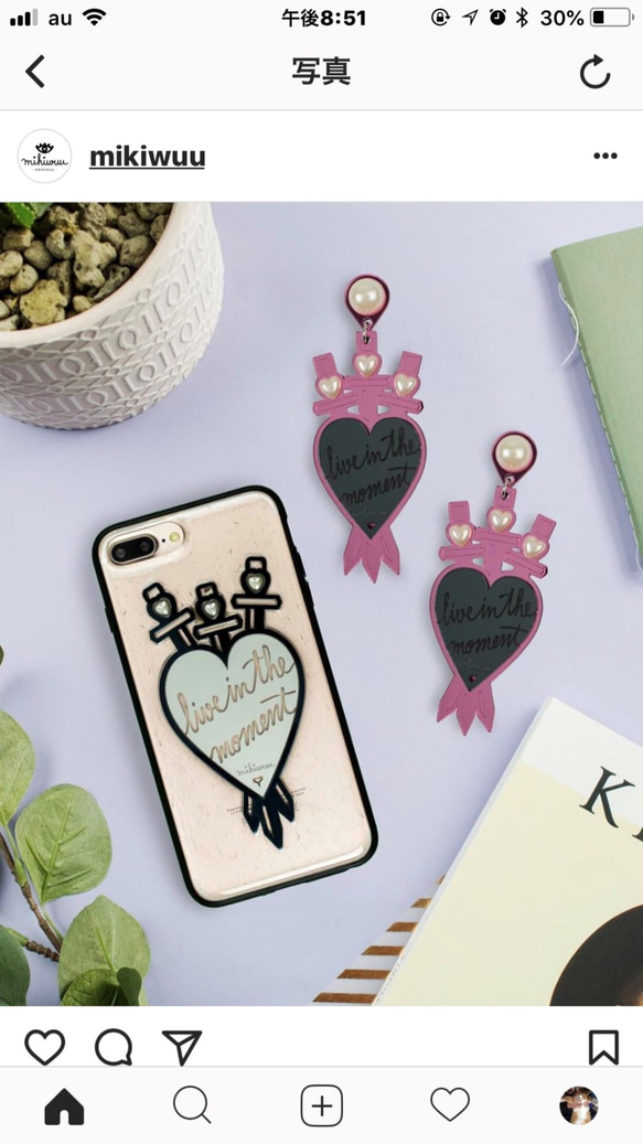 mikiwuu 送料無料　Heart Swords iPhoneX　iPhoneXS 携帯ケース  おしゃれ 5枚目の画像