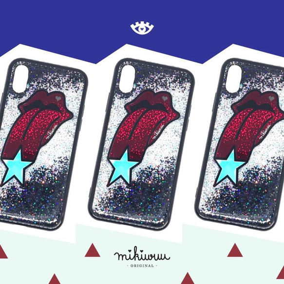 mikiwuu 送料無料　Rockin’ Star　iPhoneX　iPhoneXS　携帯ケース　モバイルケース 4枚目の画像