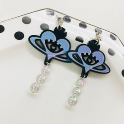 mikiwuu (ミキウー）☆　送料無料! Cosmic dreamer earrings　ピアス　キラキラ　ハンドメイ 2枚目の画像