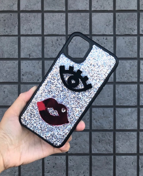 送料無料　mikiwuu ミキウー　Bling Lip/Eye  iPhone11 11Pro 11promax 3枚目の画像