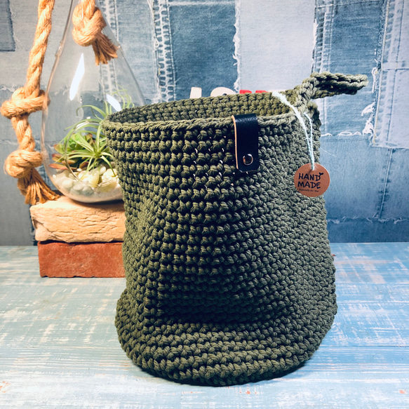 ☆アンティークオリーブバスケット☆