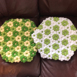 新色ハンドメイド2018』ヘキサゴンかぎ針編みのフラワーモチーフ