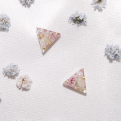 pierce:Flower Rosepink Triangle 2枚目の画像