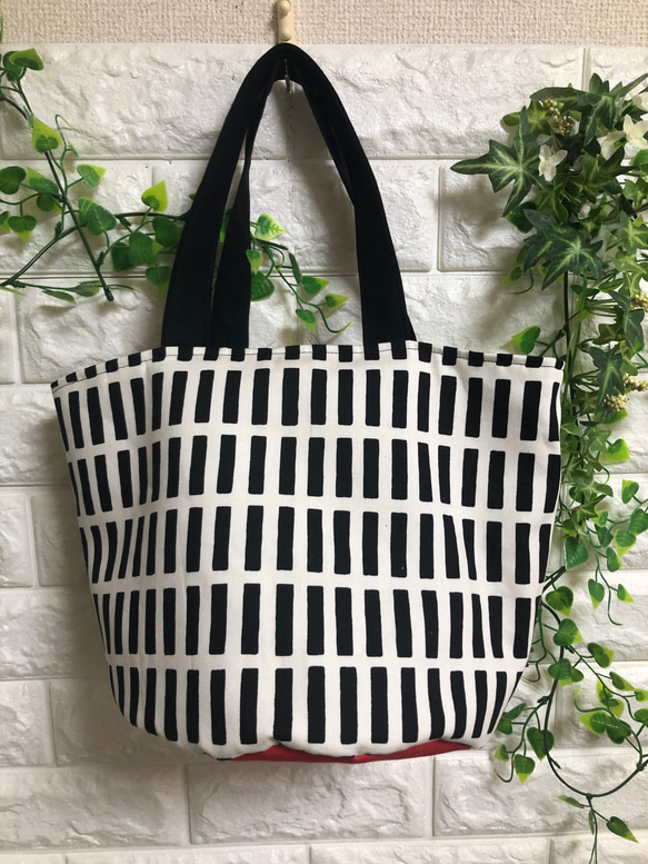 ストライプ バケツ型バッグ グレー ラシット バケツ型ショルダーバッグ