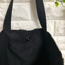 エコバッグにも最適あんぱんビッグトートバッグ 3枚目の画像