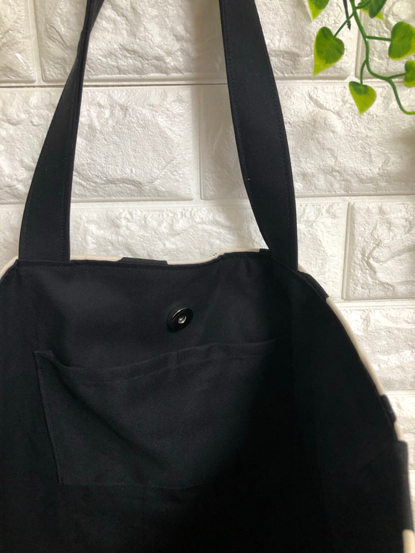 エコバッグにも最適あんぱんビッグトートバッグ 3枚目の画像