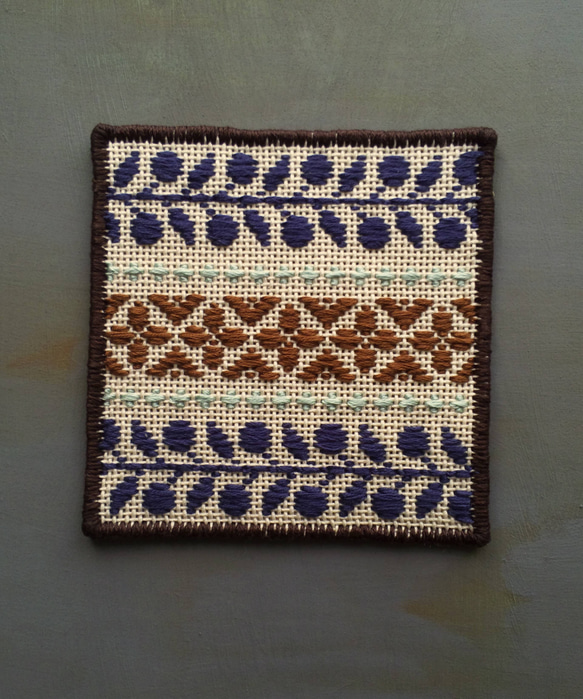 刺繍コースター「せとうち」 1枚目の画像