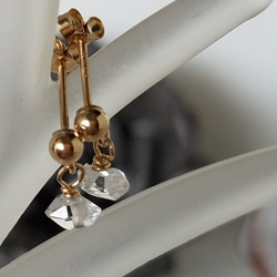赫基默鑽石1粒耳環“耳環” 第6張的照片