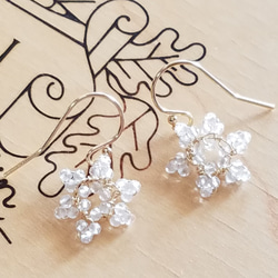 snowflake pierce　【受注製作】　《pierced earrings》 2枚目の画像