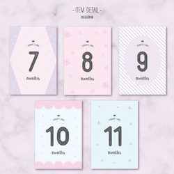 Baby♡月齢カード -Melissa- 5枚目の画像
