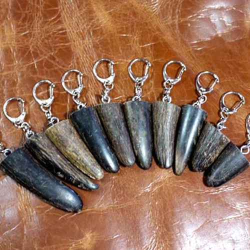水牛の角キーホルダー （定形外郵便で発送します） その他アクセサリー
