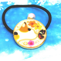 オーダー・受注製作】にゃんこフェイス 猫・ネコの顔のヘアゴム レジン