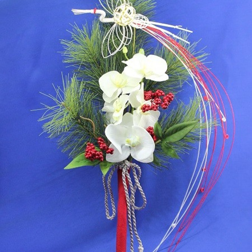 胡蝶蘭と2色松のお正月飾り⁂ しめ縄・しめ飾り Grandma Alice 通販