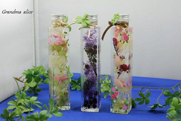 *＊flower aquarium手描きミニ薔薇＊ 7枚目の画像