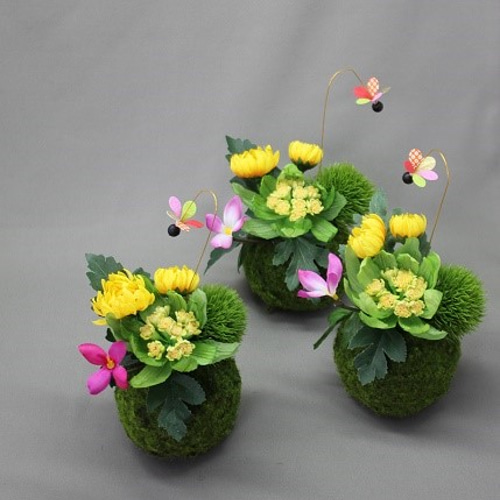 【2024最新作】 ふきのとうの苔玉飾り＊ 通販 Alice Grandma アートフラワー 工芸品