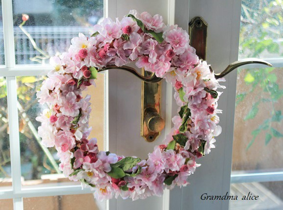 ＊*特別な桜さくらwreath2020＊* 4枚目の画像