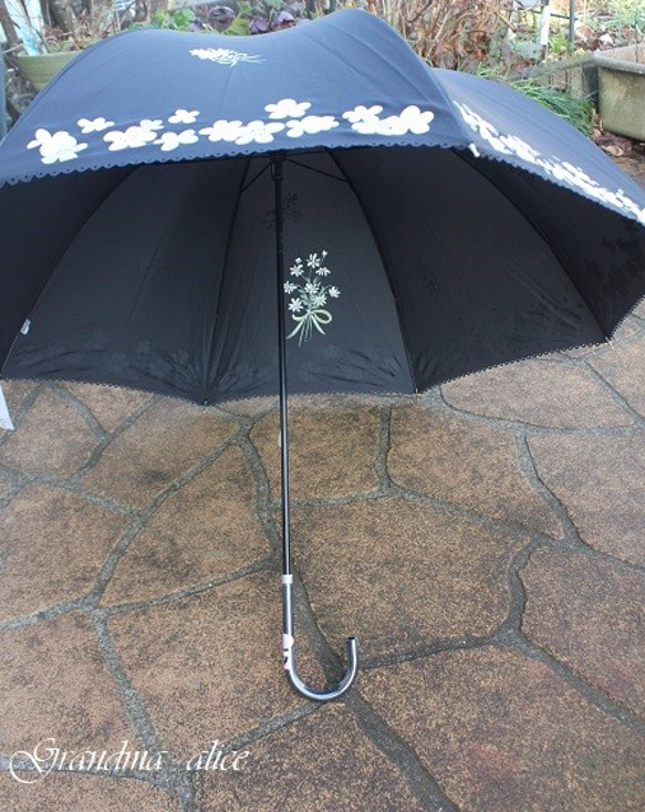 ＊*お値下げ：再再々販マーガレットの晴雨兼用傘Ⅵ＊* 4枚目の画像