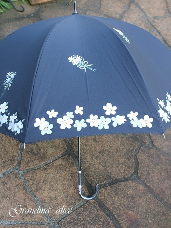 ＊*お値下げ：再再々販マーガレットの晴雨兼用傘Ⅵ＊* 5枚目の画像