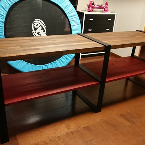 無塗装でアイアンな万能金物♪ 300×450mm □型 2個セット