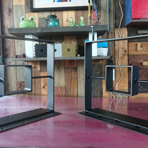 オーダーハンドメイド 工具不要 ブルックリン調レール棚付き