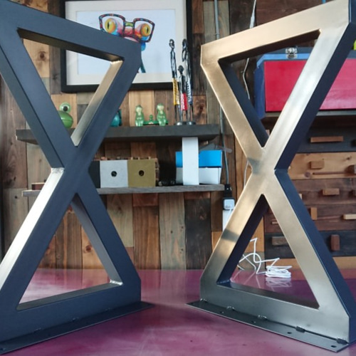 マットグレーでアイアンな極太鉄脚♪ 不憫 50×400×650mm 8 