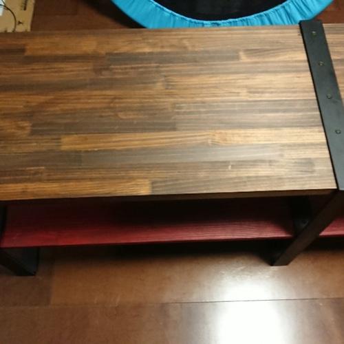 マットブラックでアイアンな万能金物♪ 50×416×600mm 日型 2個セット  