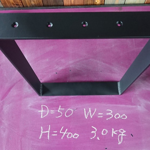 マットブラックでアイアンな万能金物♪ 50×300×400mm □型 4個セット マットブラックでアイアンな万能金物♪ 50×300×400mm □型 4個セット