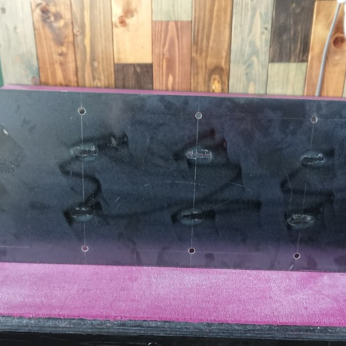 無塗装でアイアンな極太鉄脚♪ 2.3×50×750×500mm □型 2脚ver