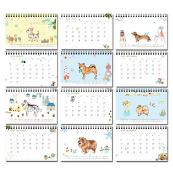 2020卓上カレンダー-かわいい犬チーム-バゴーの場合降伏（期間限定先行予約 2枚目の画像