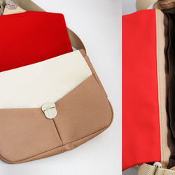 【受注生産】Canvas Shoulder Bag Size M 004 帆布ショルダーバッグ 3枚目の画像