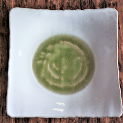 『緑彩』シンプルな和の盛皿 2枚目の画像
