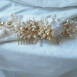 Shiho様専用ウェディングヘッドドレス&イヤリング＊ 2枚目の画像