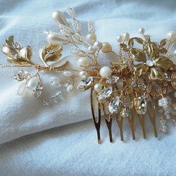 Shiho様専用ウェディングヘッドドレス&イヤリング＊ 3枚目の画像