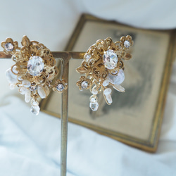 Shiho様専用ウェディングヘッドドレス&イヤリング＊ 6枚目の画像