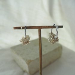 リース （satingold）S イヤリング＊受注制作 3枚目の画像