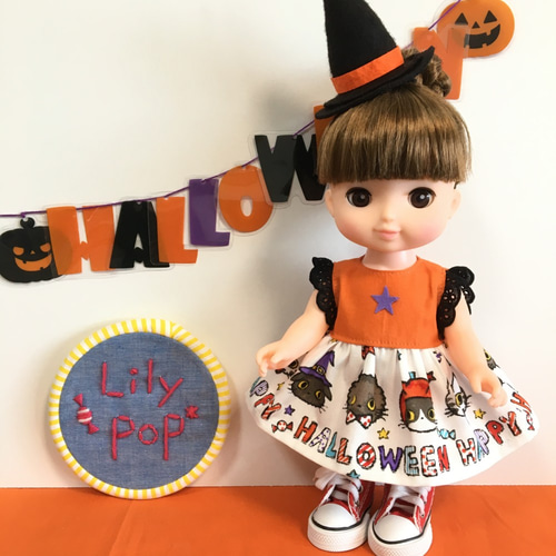 着せやすい❣️ ハンドメイド　120　メルちゃんの服　ハロウィン　ソラン　レミン 着せやすい❣️ ハンドメイド 122 メルちゃんの服 ハロウィン